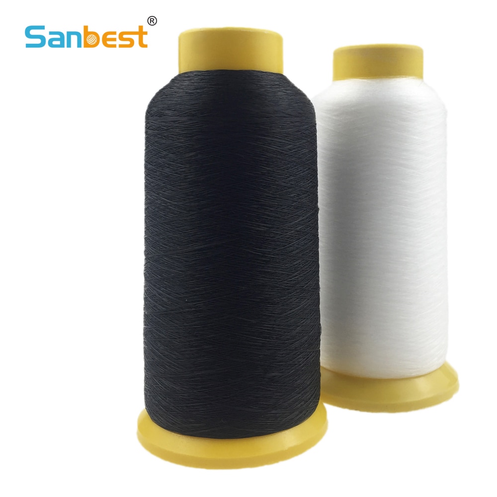 Sanbest 0.12mm 6600m Clear Black Nylon Monofilament Transparent Thread Invisible Stitch Quilting Beads Embroidery Thread TH00001