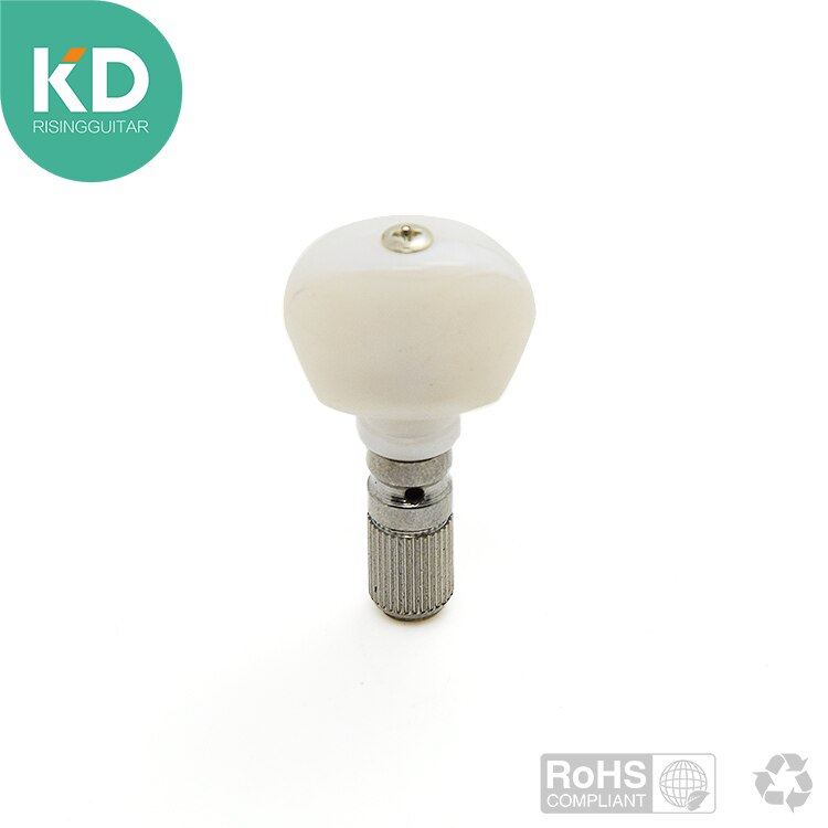 6 uds Banjo blanco clavijas de afinación de llave cabezas de máquina de piezas para Banjo BJ
