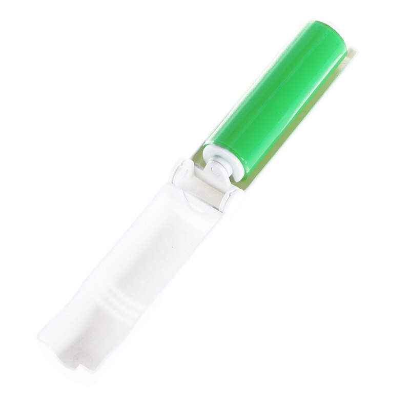 3 Kleuren 1 Pc Haar Catcher Wasbare Travel Kleverige Roller Opvouwbare Draagbare Lint Remover Dust Remover Thuis Leveringen: green