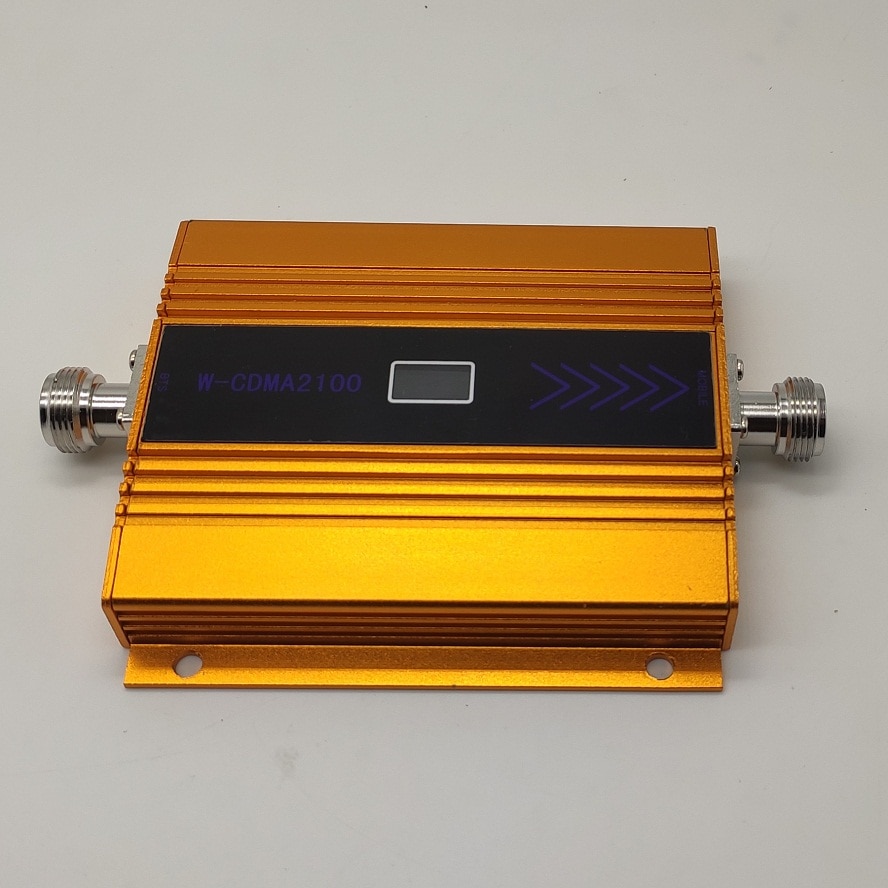 3G WCDMA 2100MHz Mobile Phone Cell Phone signal Booster Repeater only ,gain 65 dbi LCD display , Antenna not included