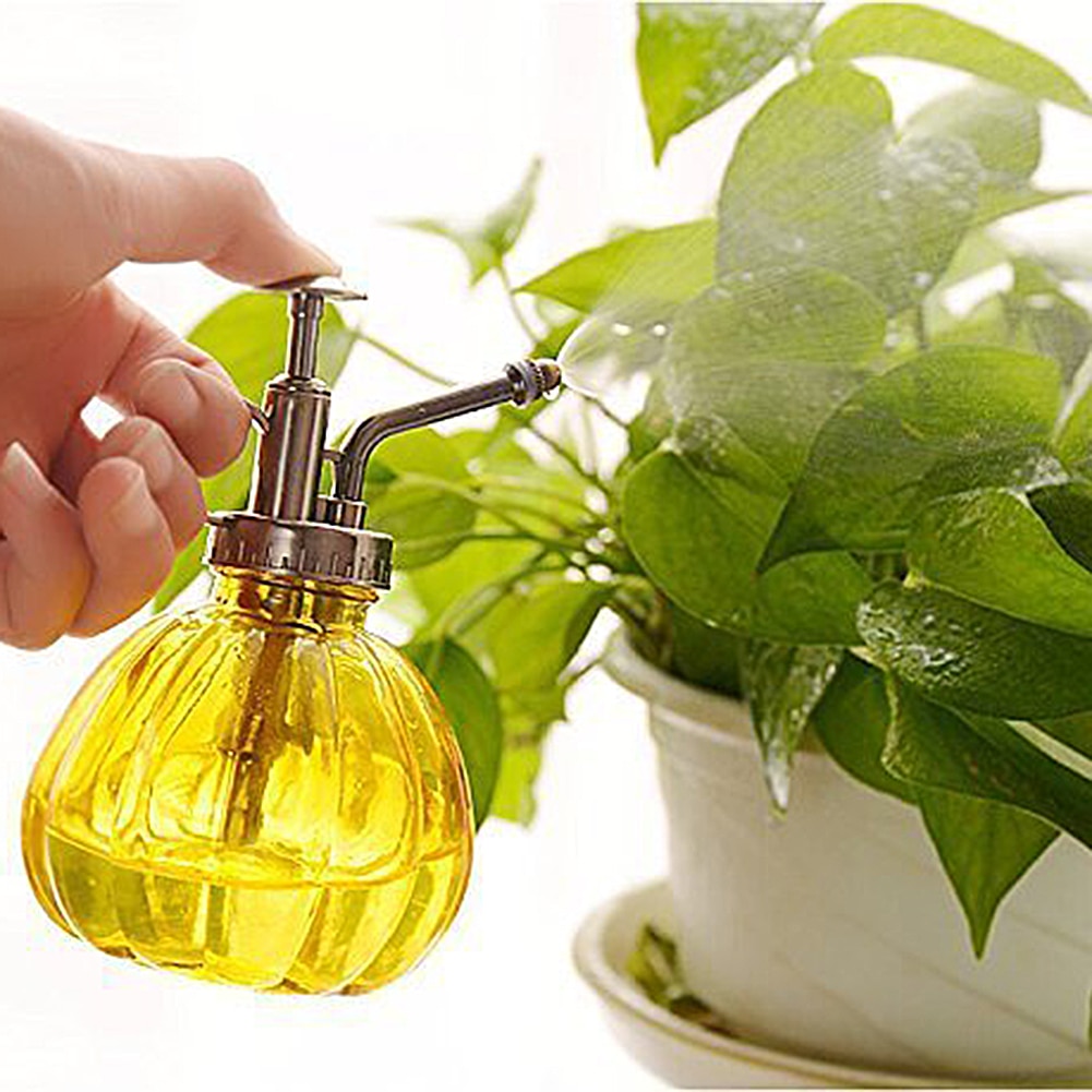 Vintage græskar form plante blomst sprinkler vand spray flaske haven værktøj