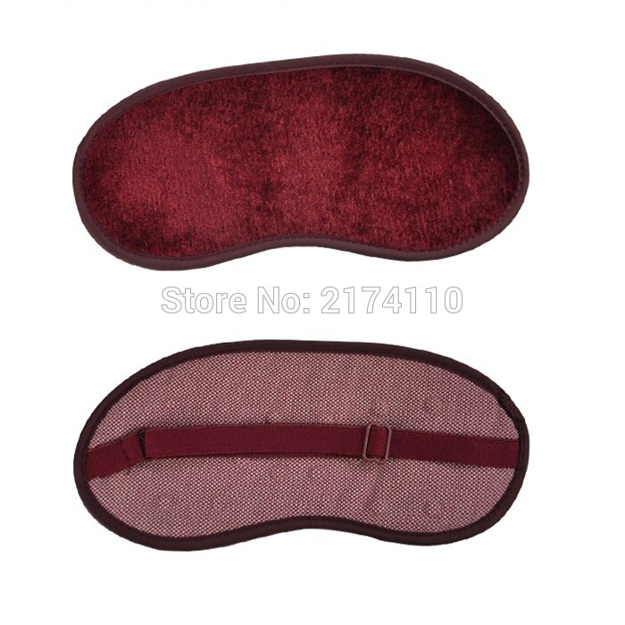 20 sztuk/partia kolor czarny lub wino kolor czerwony pielęgnacja oczu magnetyczne śpiące oko opaska na oczy