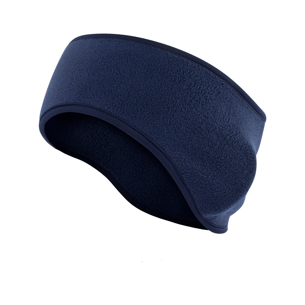 Oor Warmer Hoofdband Winter Fleece Oor Band Covers, koud Weer Running Oorwarmers Voor Fietsen Sport Voor Mannen Vrouwen Hoofdband: dark blue