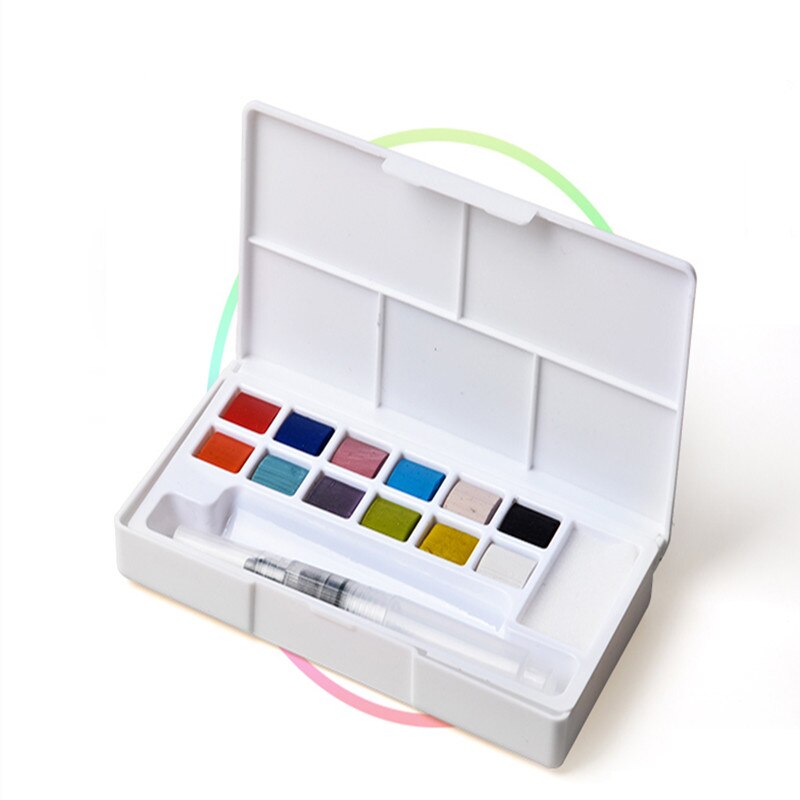 12 Colors/set Pottery Painting Tools Underglaze Solid Watercolor Pigment Pottery DIY Hand Painted Underglaze Painted Pigment: Default Title