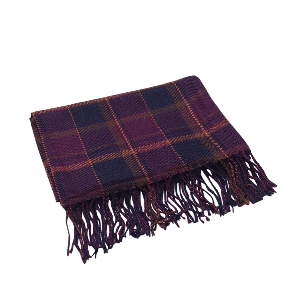 Hiver écharpe femmes Plaid écharpe femmes dames hiver écharpe épais gland Plaid écharpe décontracté longue nouvelle châle écharpe Plaid châle: A
