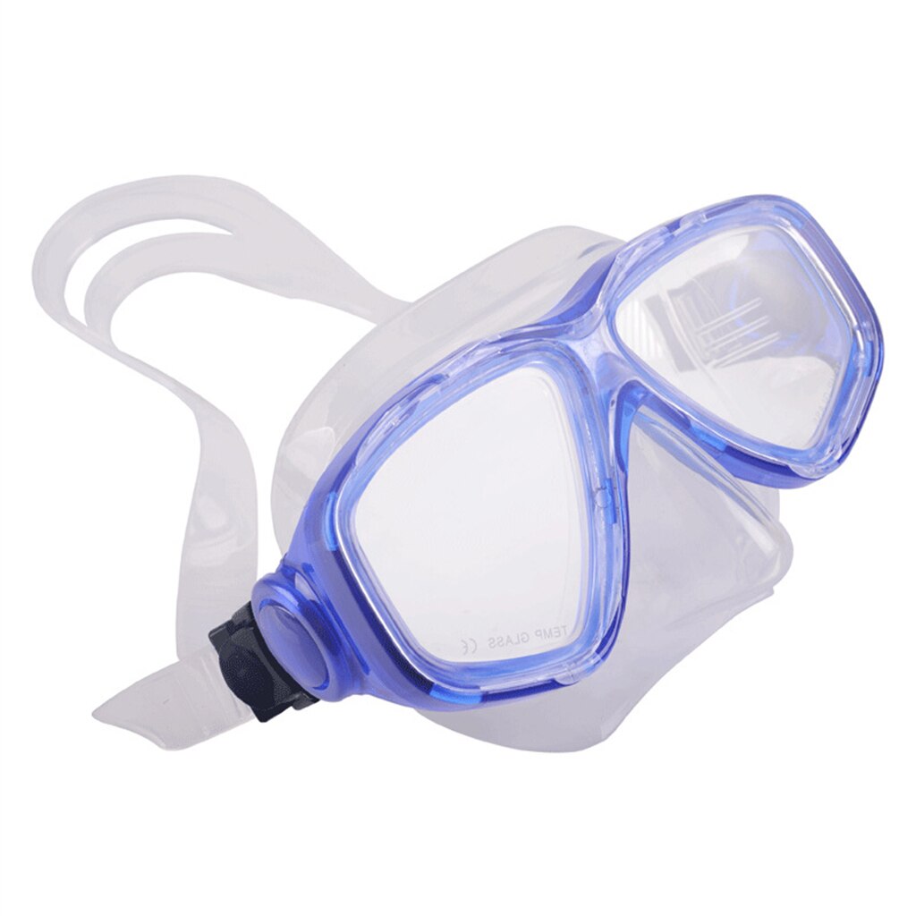 Dykning simning scuba mask skyddsglasögon ansikte härdat glas anti-dimma undervattensfäste för unisex vuxna