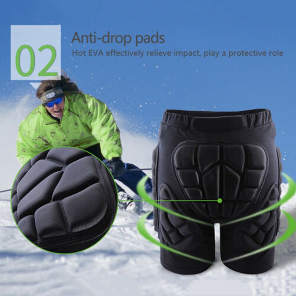Adult Kid Outdoor Sport Skiing Snowboard Skating Protective Hip Pad Pants Shorts