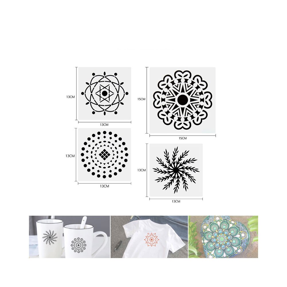 25Pcs Mandala Dotting Tools Paintbrush DIY Painting Tool Rocks Stone Template Clay Dotting Tools