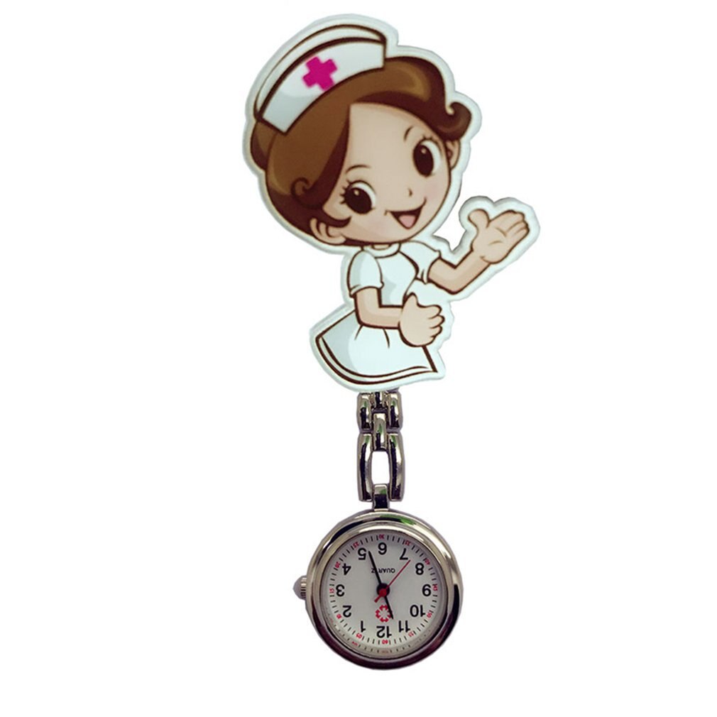 Perfect Nurse Clip-on Fob Brooch Pendant Hanging watch Star Pocket Watch Cute Nurse Doctor Wallet Watch