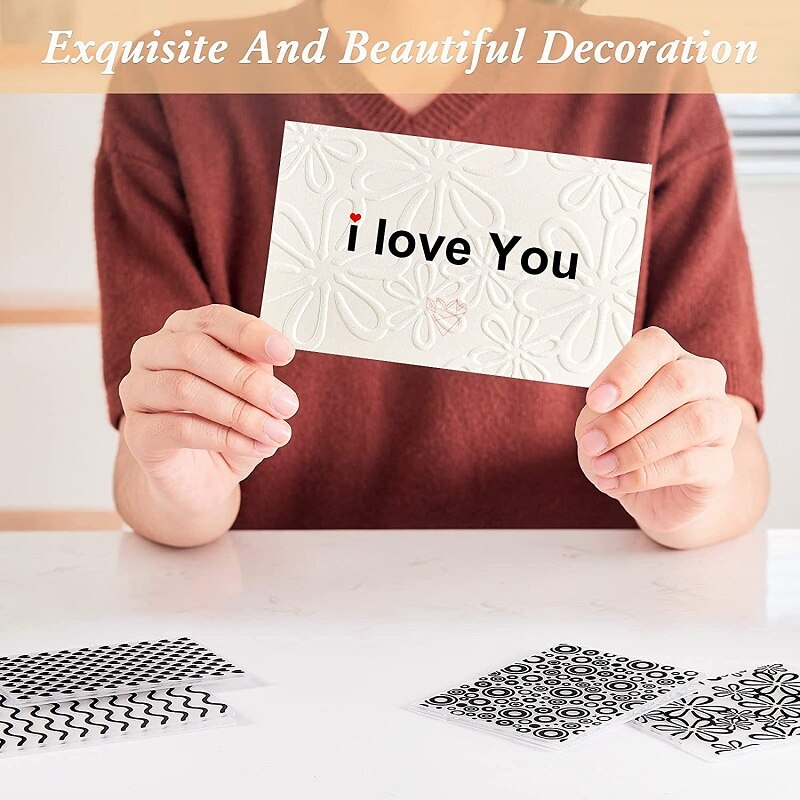 Flower Plastic Embossing Folder Template For Diy Scrapbooking Paper Card Making Decoration