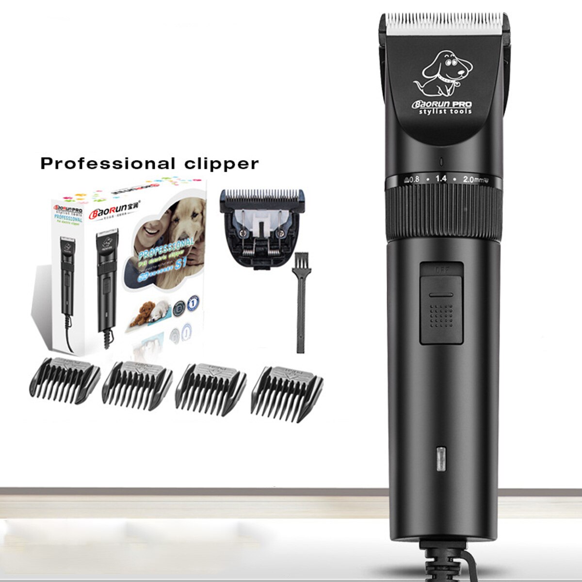 Hond Clipper Grooming Elektrische Honden Tondeuse High Power Konijn Kat Cutter Huisdier Scheerapparaat Elektrische Tondeuse Haar Snijmachine: UK