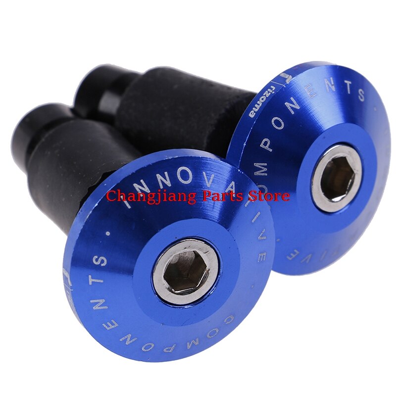 Manopole manubrio caldo fine peso tappo antivibrazioni Silder Plu modifica moto manubrio g: Blu