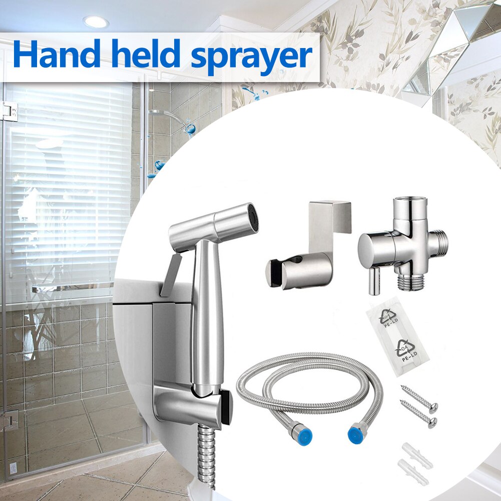 Wc Bidet Sproeiers Baby Bidet Kraan Badkamer Handheld Rvs Nozzle Voor Huishoudelijke Badkamer Ornamenten