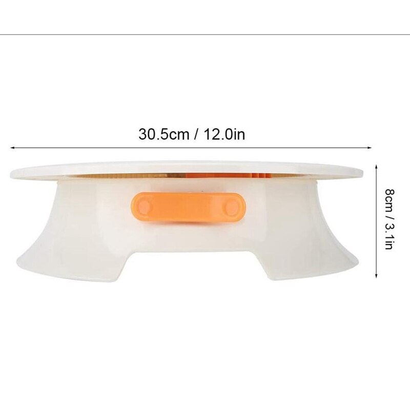 Birthday Cake Turntable Rotating Plastic Anti-Skid Cake Decor Turntable Cake Rotary Table Round Cake Stand Baking Tools