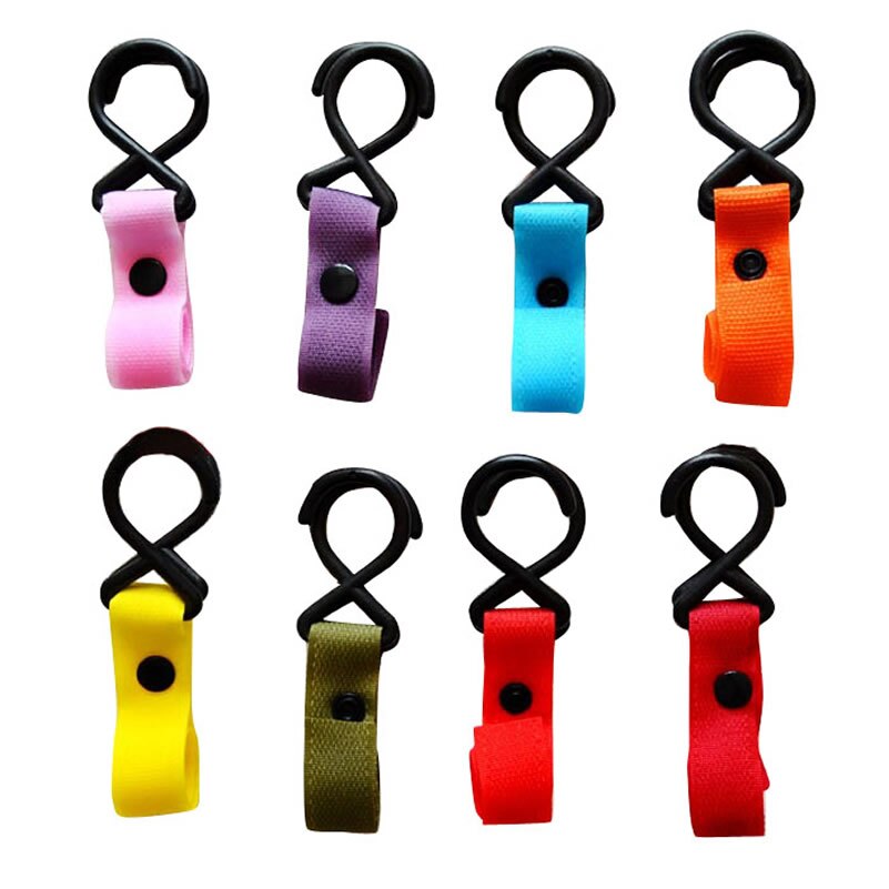 Poussette accessoires plastique porte-gobelet de poussette landau 2 crochets Nylon poussette voiture suspension sangle Portable bébé