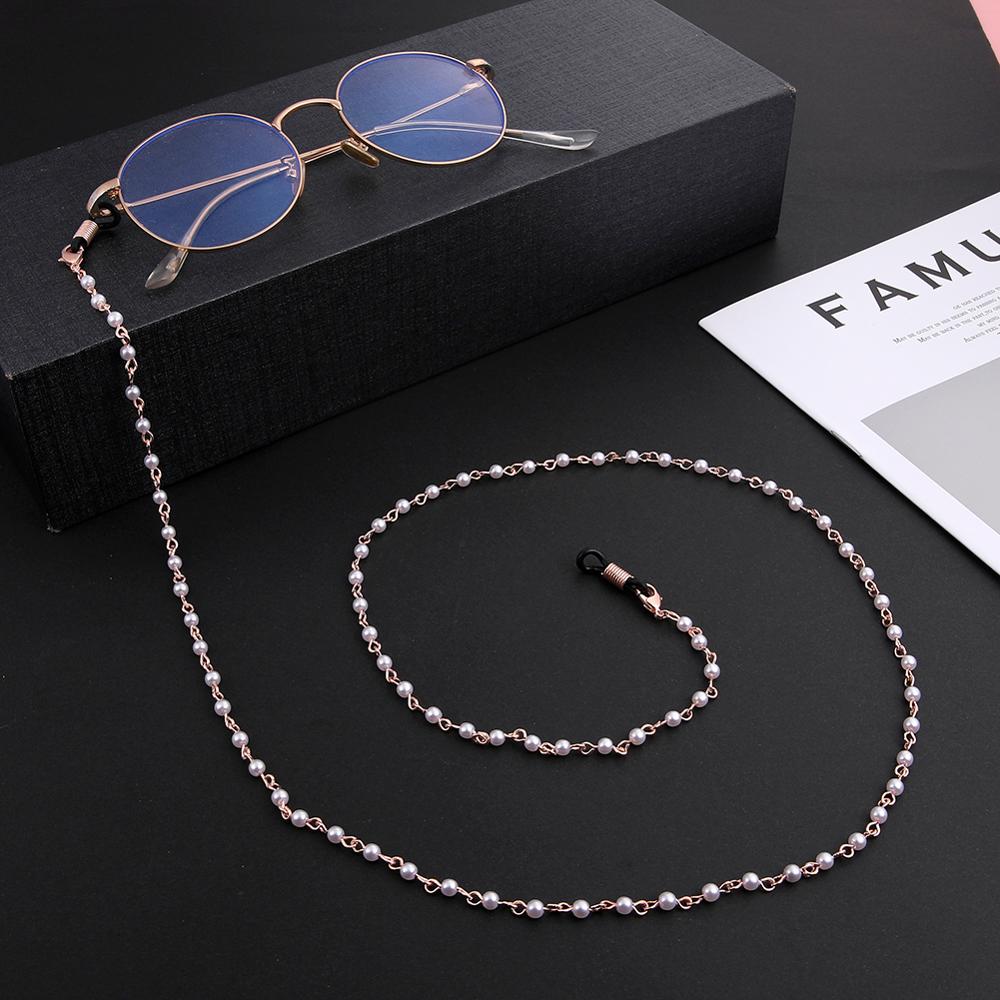 Skyrim Chic Pearl Beaded Glasses Chain Women Sunglasses Chains Lanyards Neck Strap Rope Reading Eyeglasses Cord
