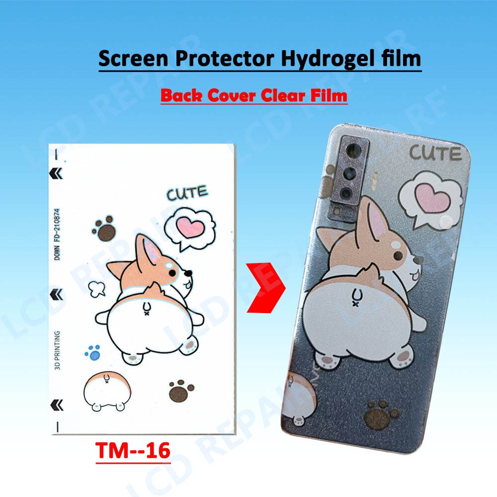 50Pcs 3D Transparent Hydrogel Film Screen Protector Mobile Phone Tablet Watch TPU Hydrogel Sheet For Film Cutter Plotter Tool