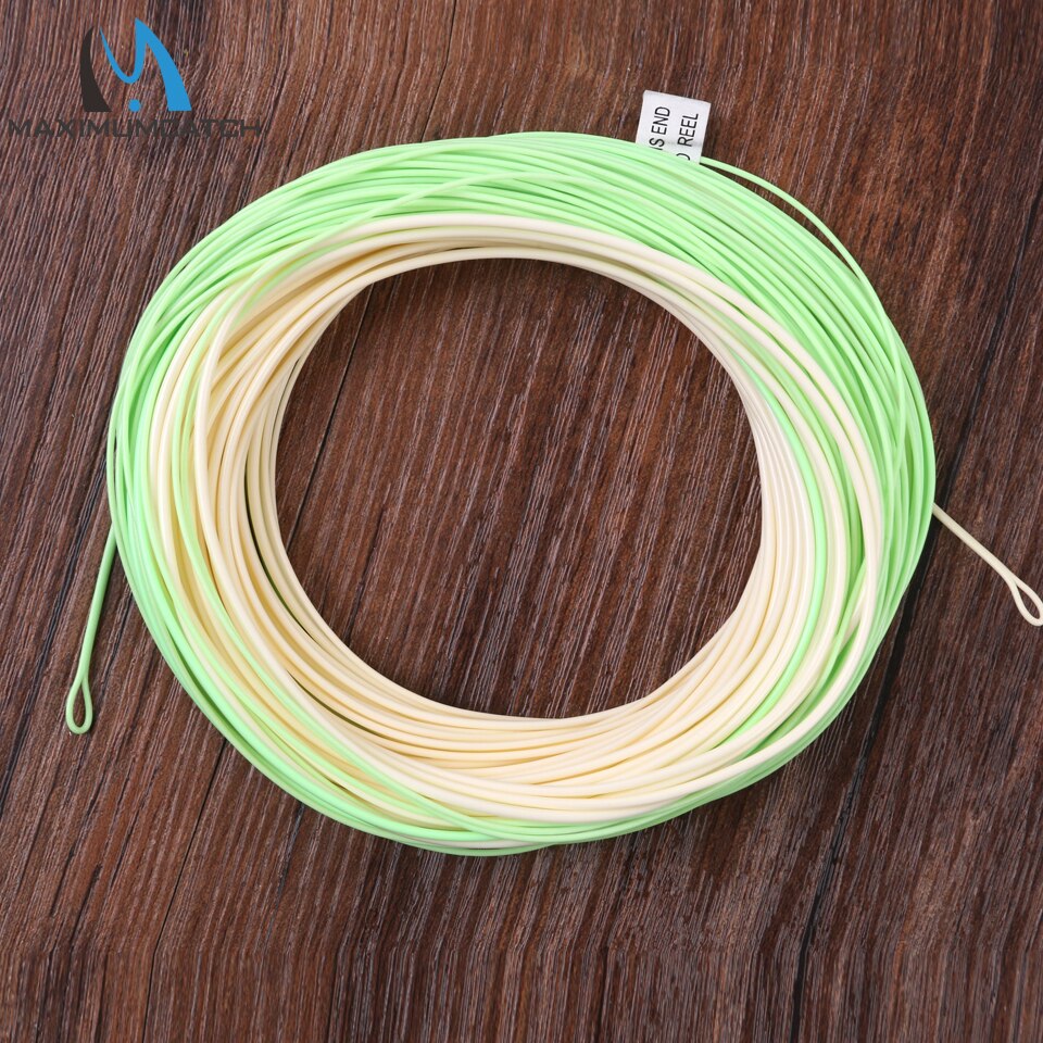 Maximumcatch 100FT Switch Fly Fishing Line Double Color 4-8WT Weight Forward Floating Fly Line