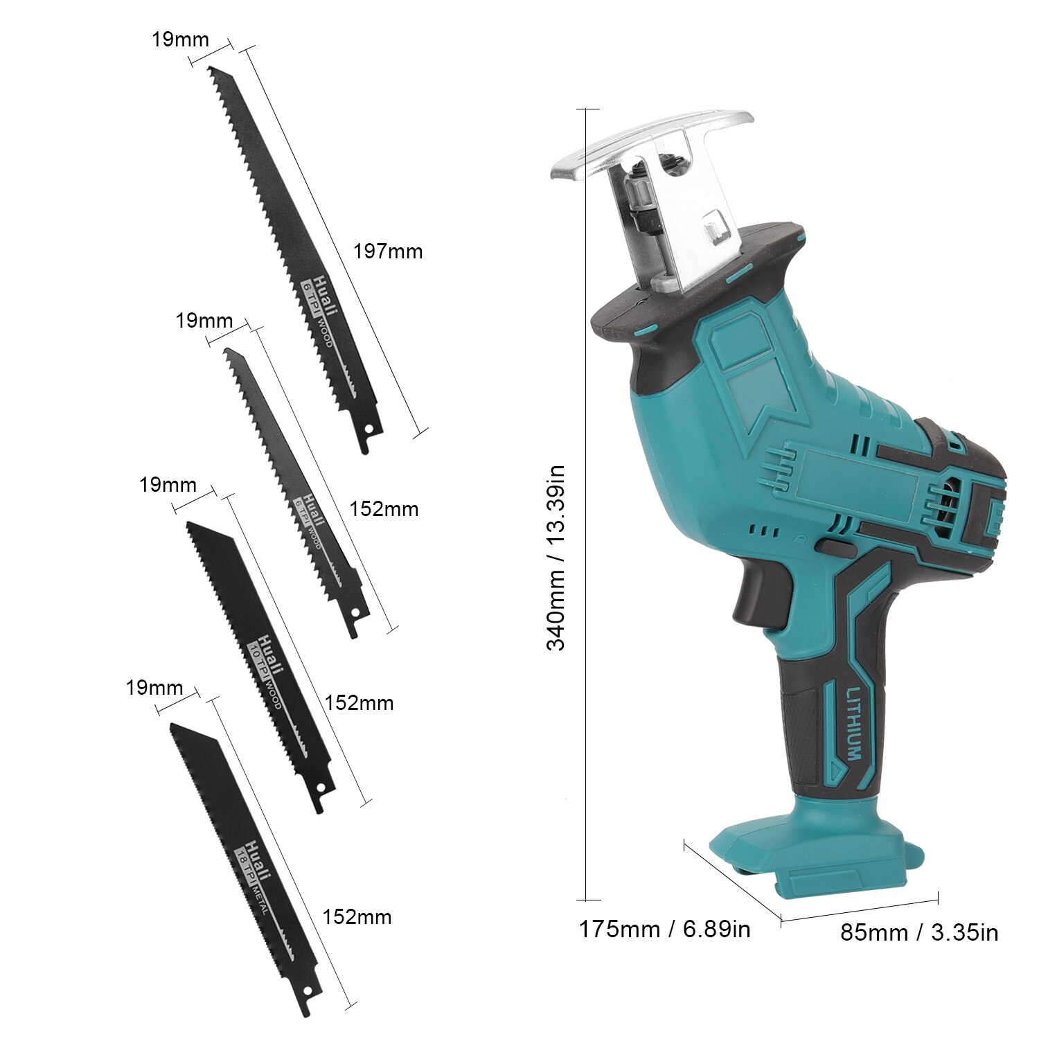 Portable Multifunctional Reciprocating Saws Outdoor Saber Saw Electric Power Tools for Cutting Wood Iron Sheet Plastics