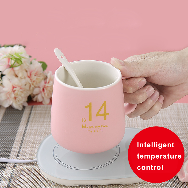 Original portátil taza de grano 220V calentador de calor taza para bebidas tapete mantener la bebida calentador tazas montaña botella de bebé calefacción eléctrica