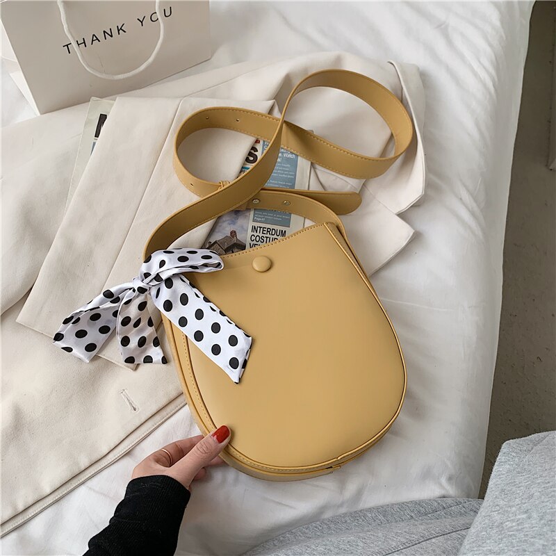 Emmer Pu Lederen Kleine Schoudertas Crossbody Tassen Vrouwen Luxe Mode Dame Eenvoudige Handtassen En Portemonnees: yellow