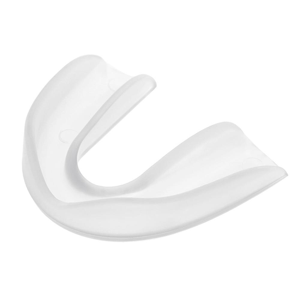 Boxen Schutz Gum Schild Zähne Schutz Mundschutz Stück Rugby Football Boxen: WHITE