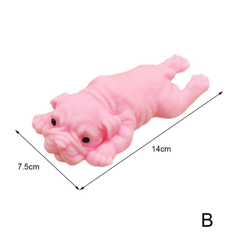Papa Hond Squeeze Speelgoed Muziek Decompressie Speelgoed Party Speelgoed Knijpen Netto Rode Shar Speelgoed Decompressie Vent Kinderen Pei u9F1: pink-pink