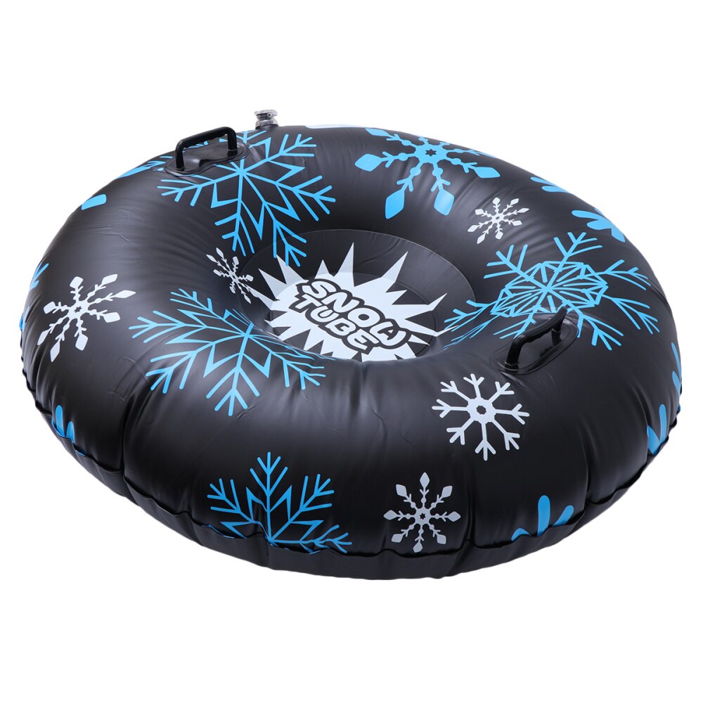 1pc Inflatable Snow Tube Snowflake Printing Skiing Supplies for Skating