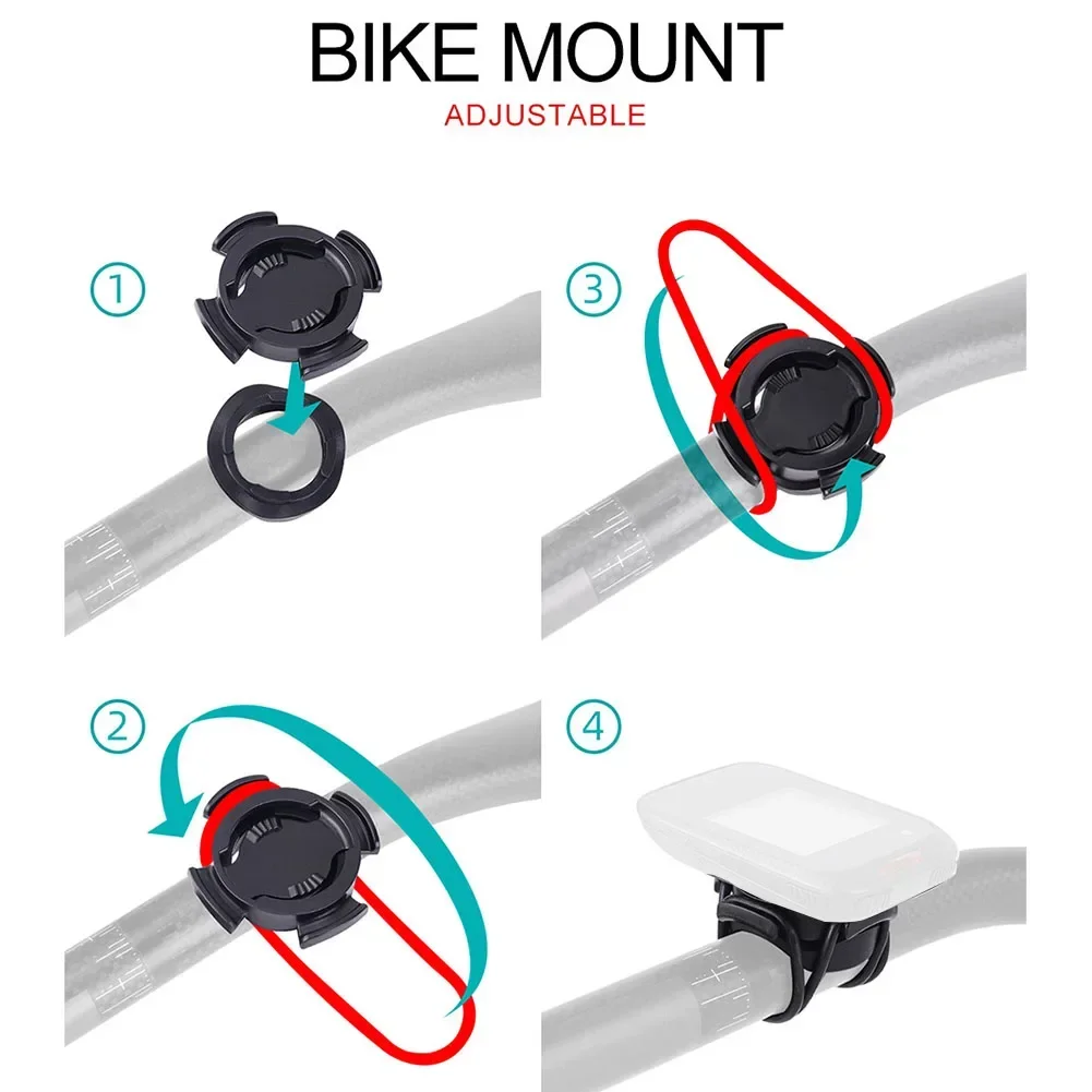 Soporte para ordenador de bicicleta, soportes de montaje en manillar para bicicletas Polar, velocímetro de 47x47mm para Polar V650/M450/M460, 1 Uds.