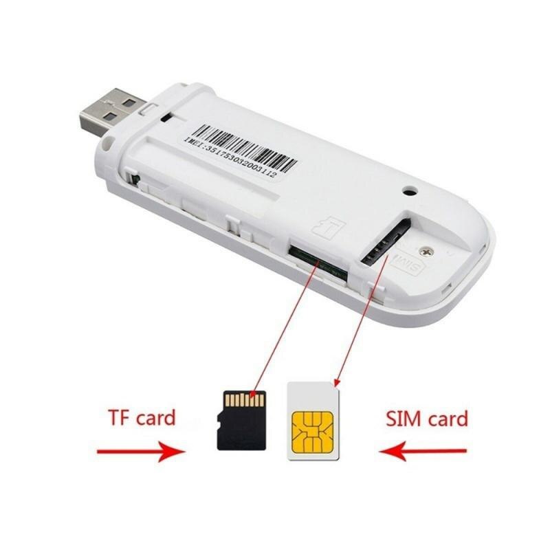 4G LTE Wifi USB módem 3g 4g Usb Dongle Wifi para coche Router 4g Lte Dongle adaptador de red con ranura para tarjeta Sim apoyo B1 B3 frecuencia