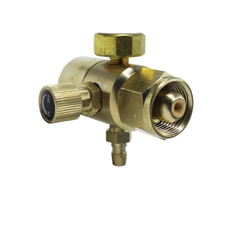 Energieffektiv argon tryckreducerare regulator flödesmätare gasregulator flödesmätare argon bågsvetsning argon regulator ventil: 320k argon meter