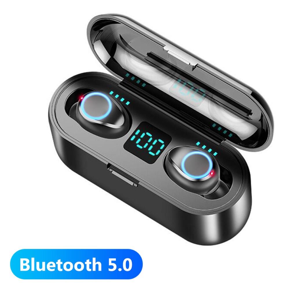 F9 Tws Bluetooth 5.0 Stereo Draadloze Koptelefoon Sport Headset Met Lading Doos Draadloze Sport Business Bluetooth Headset
