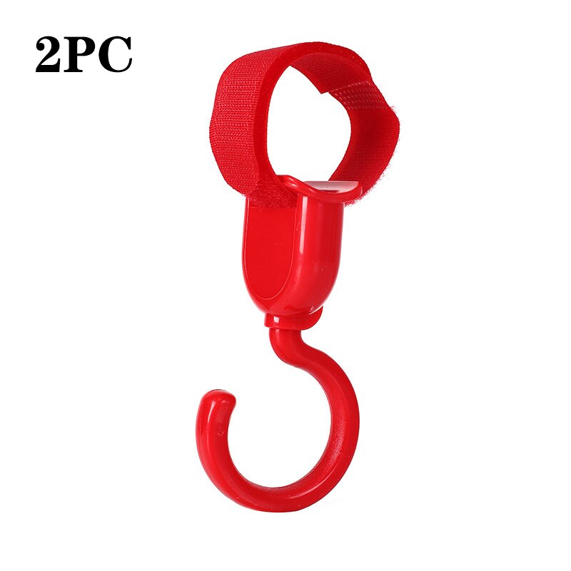 10 stk/parti klapvognstilbehør baby klapvognskroge universal barnevogn kørestol klapvogn vogn buggy clip bøjle clips: Rød 2pc