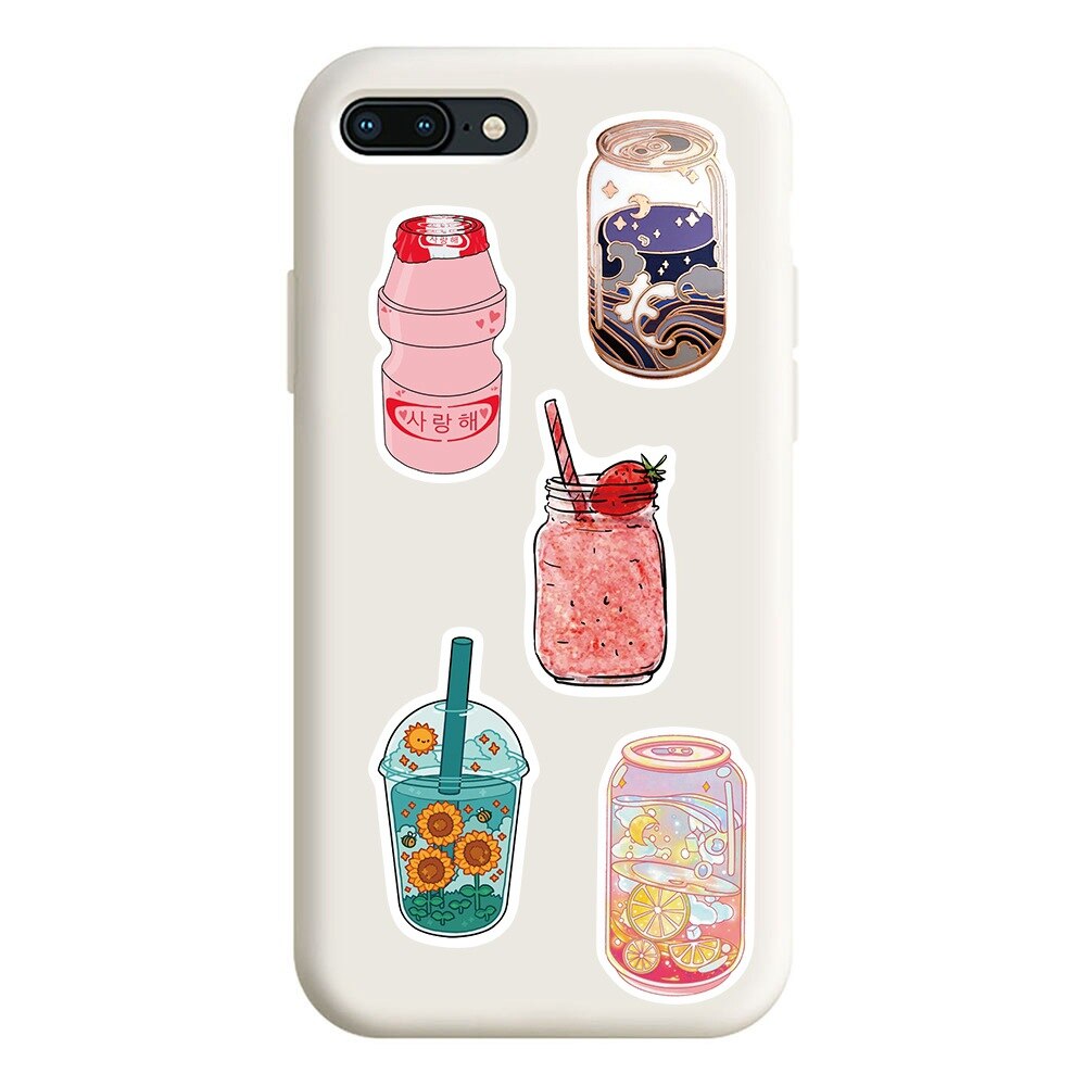 10/30/50PCS Drink Bottle Cute Sticker Graffiti Sticker Luggage Trolley Water Cup Waterproof Sticker