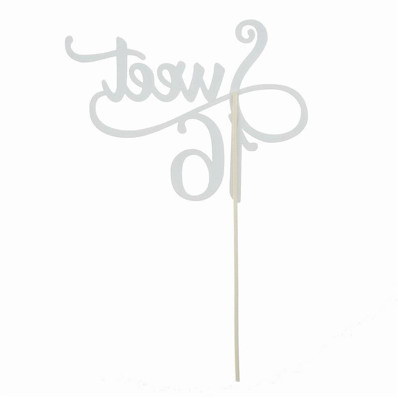 2 stuks Gouden Monogram Zoete 16 Cake Topper 16th Verjaardag Anniversary Cake Topper voor Sweet 16 Party Thema 'S Decoratie Benodigdheden