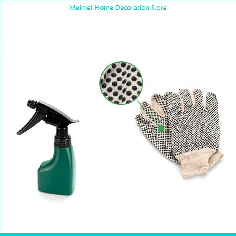 H7BF 11 Pcs Garden Work Tool Set for Digging Planting Pruning Corrosion Resistance