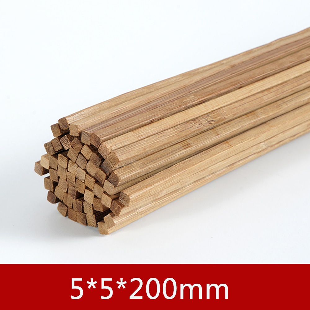 10 pièces/lot de matériel de modèle de construction en bois de bambou, bricolage, meubles artisanaux faits à la main, fabrication de lanternes, ornements: GRIS FONCÉ