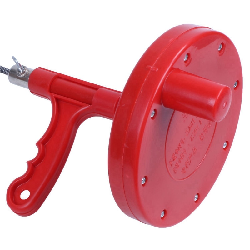 Afvoer slangen loodgieter leidingen spin through douche toilet rioolreiniger afvoer ontstopper closet trommel afvoeren boor gereedschap met 1/4- inch b