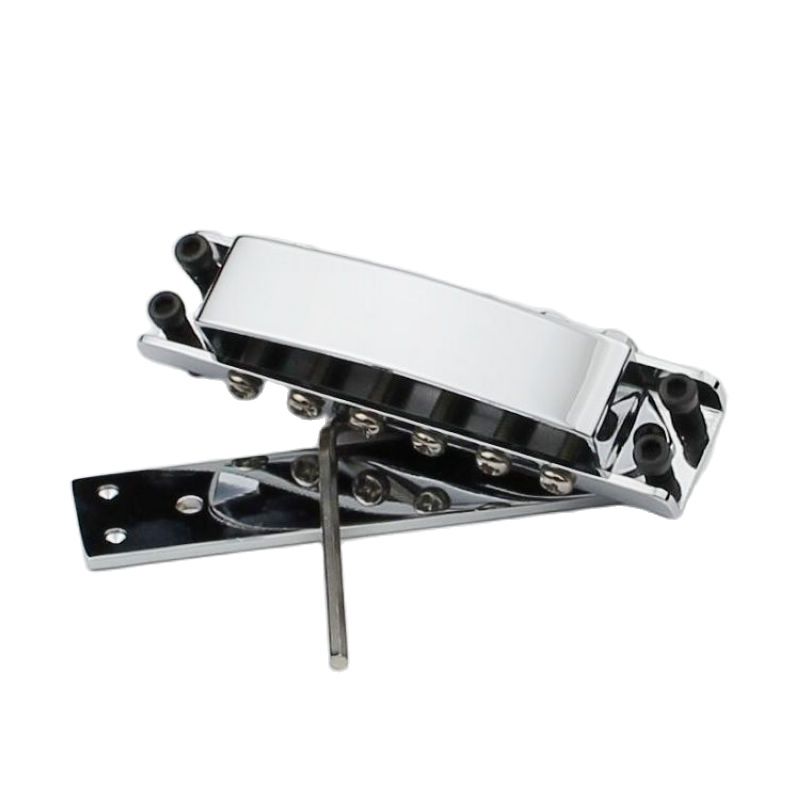 Ricken-backer Stijl Gitaar Bridge Cover En Bodemplaat RK-100 Chrome