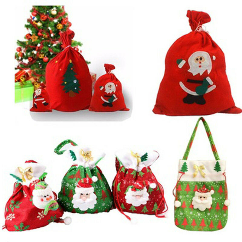 Kerstman Kerst Candy Bag Elf Elanden Broek Behandelen Pocket Home Party Decor