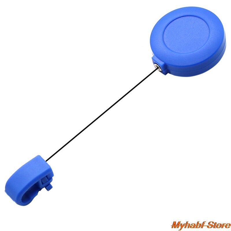 Retractable Badge Holder Reel Clip ABS Plastic Pull Name Tag ID Card Holder Recoil Reel Student Nurse Business Card Badge Buckle