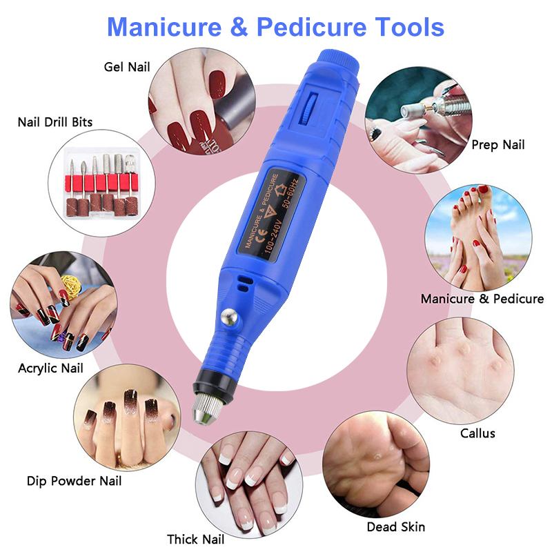 20000r/min Electric Grinder Mini Grinder Engraving Pen Rotary Tool Kit Trimming Polishing Micro Drilling Tool With 161Pcs/105Pcs