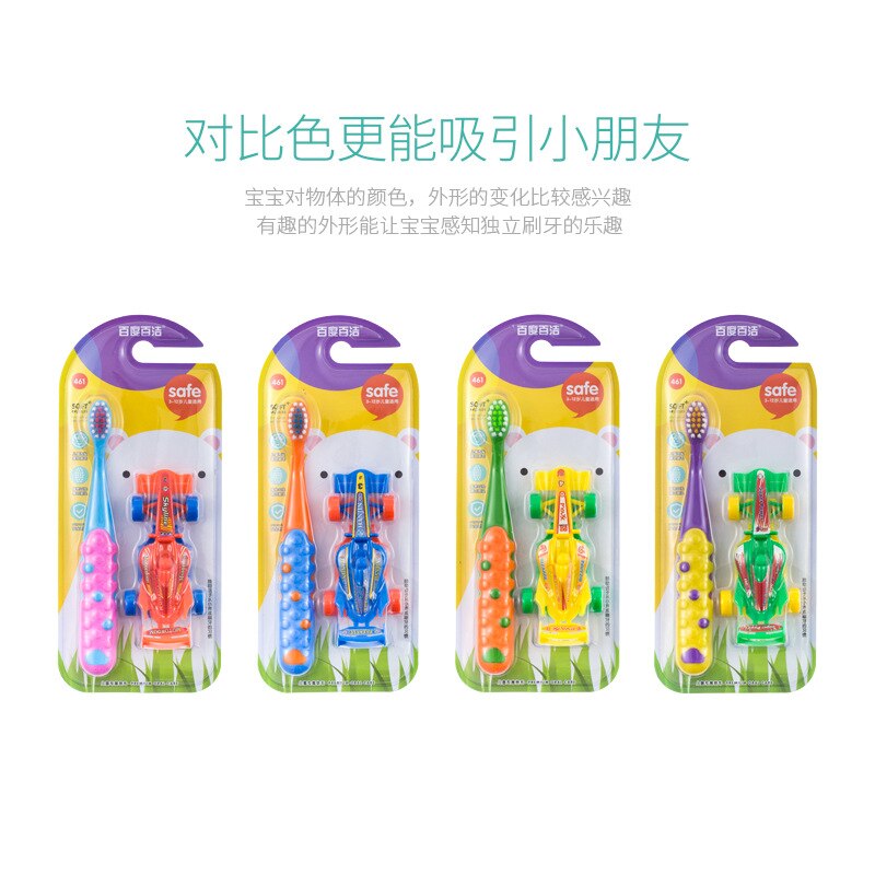 Children Cute Toothbrush Child Protection Tooth Rainbow Toothbrush Colorful Toothbrush Toothbrush Toy Toothbrush for Kids