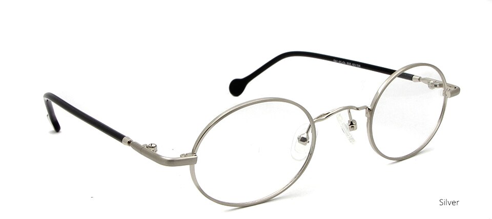 Retro små runda glasögon män vintage metall dam & #39 ;s glasögonbågar klassiska ovala l glasögonbågar för kvinna street style: Runt glas silver