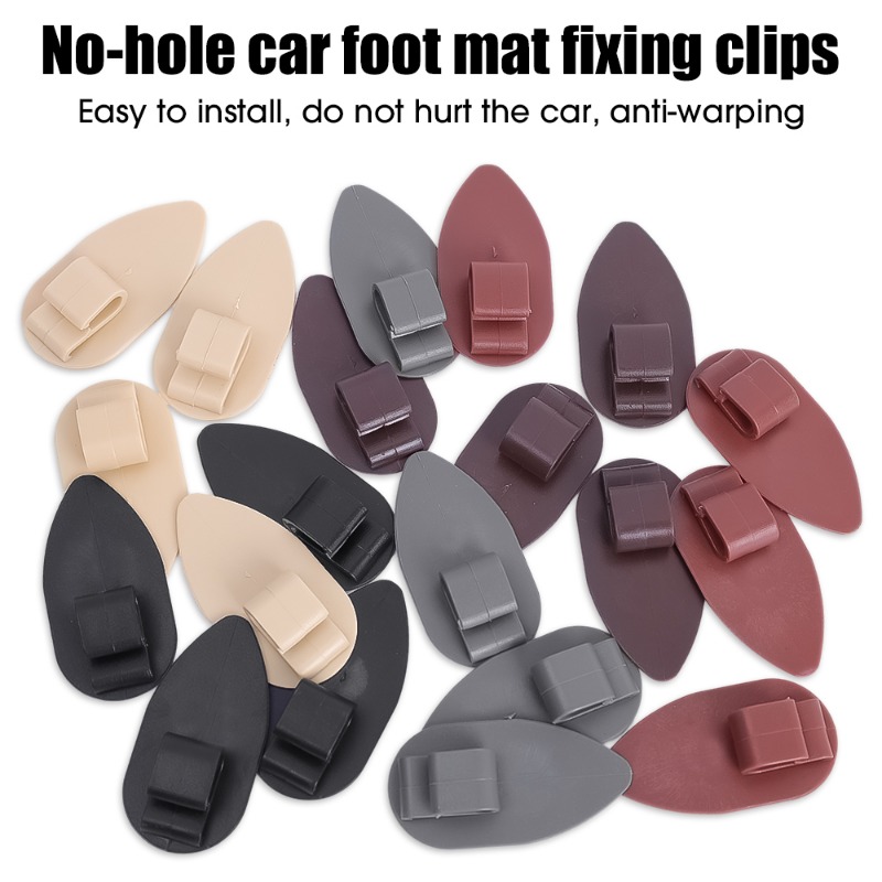 Clips de fixation pour tapis de voiture, amovibles, antidérapants, poignées de fixation pour tapis automobile, pinces de fixation, retenue