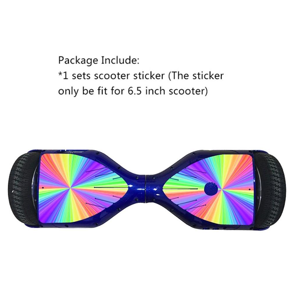 Autocollant de Scooter électrique de 6.5 pouces, autocollant de Hoverboard gyroscooter à deux roues auto-équilibrantes, autocollant de planche à roulettes