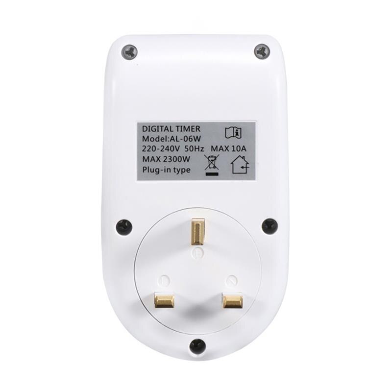 Timer Stopcontact Automatische On/Off Digitale Display Power Outlet Countdown Switch Uk Plug