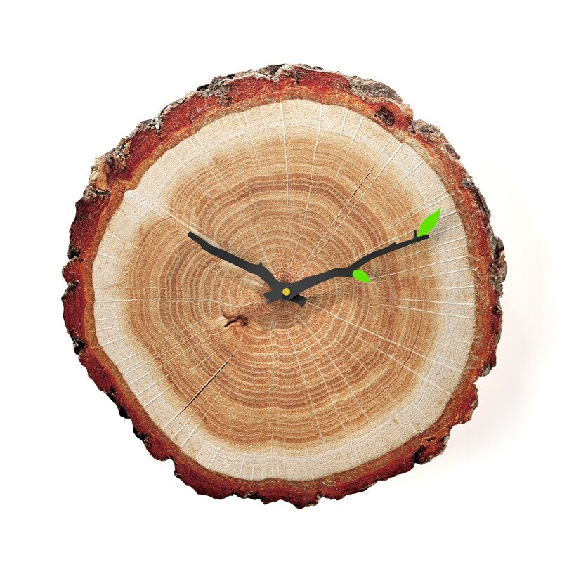 12 zoll Vintage Holz Wanduhr Moderne Vintage Rustikalen Retro Uhr Home Büro Cafe Art Große Wand Uhr 30 cm: NO 3