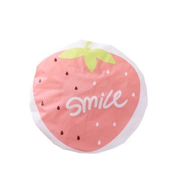 OYOURLIFE Bathroom Cartoon Waterproof Bath Cap Douche Cap Elastic Band Shower Hat For Women Hair Protective Cosmetic Cap: 6