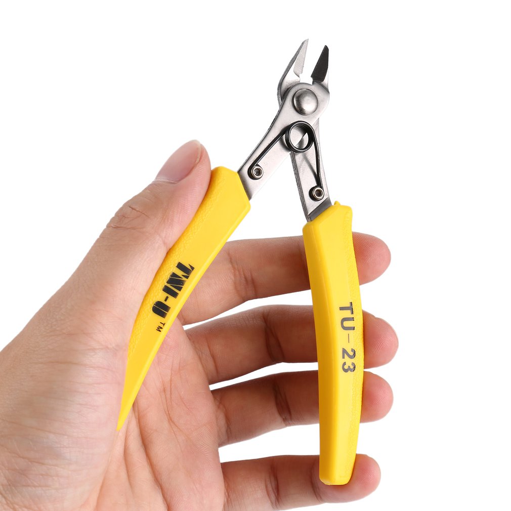 TNI-U TU23 Diagonaal Tang Cutter Snijden Koperen Kabel Draad Reparatie Klem DIY Elektronische Mini Hand Tool Shear Snip Nipper